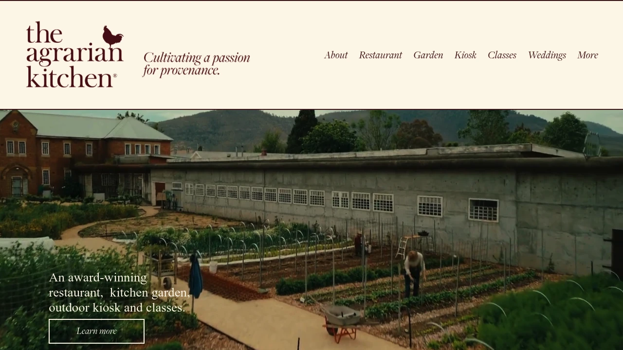 Screenshot of The Agrarian Kitchen Eatery