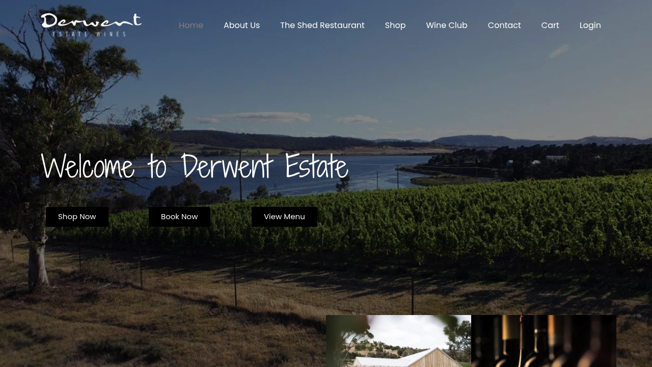 Screenshot of Derwent Estate