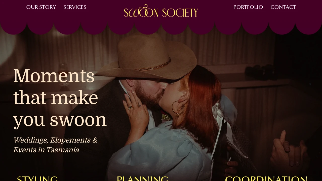 Screenshot of Swoon Society