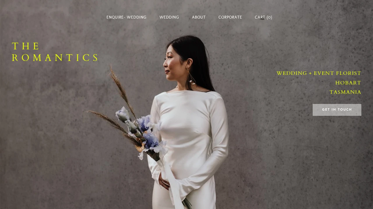Screenshot of The Romantics Florist