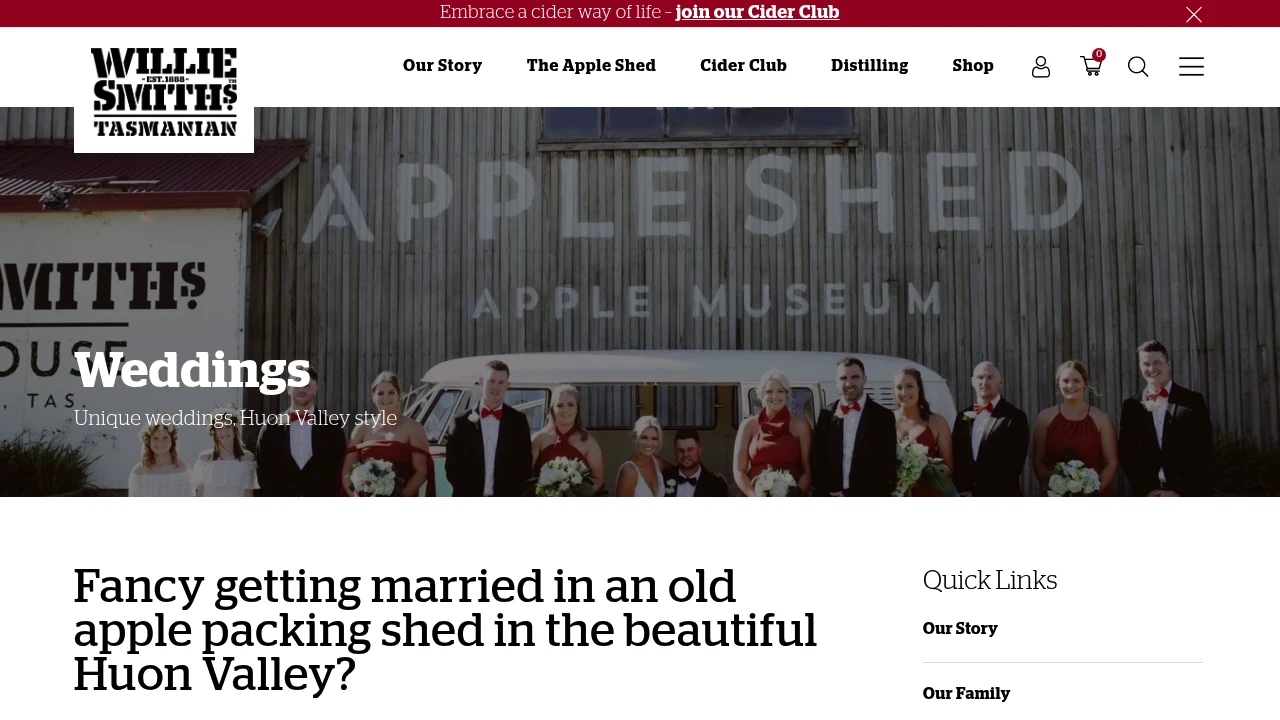 Screenshot of Willie Smiths Apple Shed
