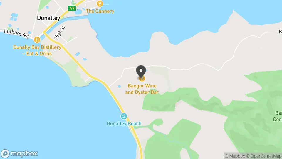 Map showing the location of Bangor Vineyard Shed in Dunalley