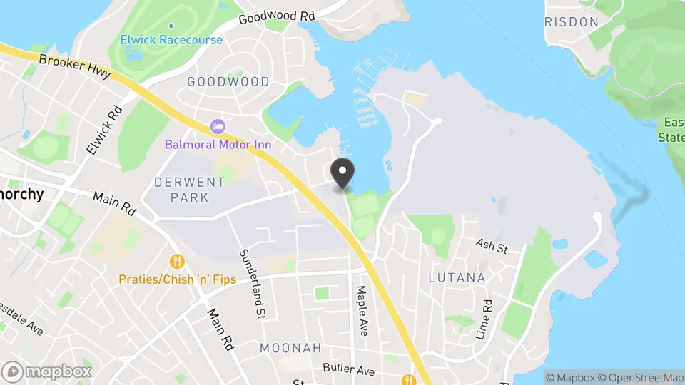Map showing the location of Brewlab in Derwent Park