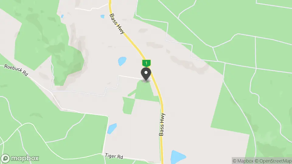 Map showing the location of Tasmanian Food & Wine Conservatory in Sassafras