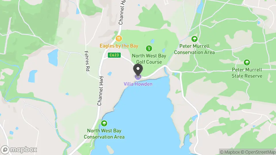 Map showing the location of Villa Howden in Howden