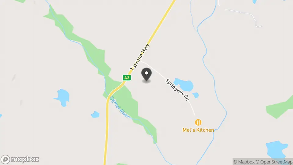 Map showing the location of Craigie Knowe Vineyard in Cranbrook
