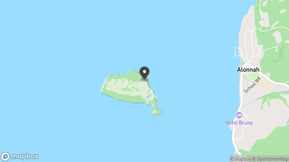 Map showing the location of Satellite Island in Satellite Island