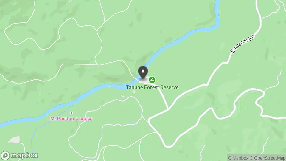 Map showing the location of Tahune Adventures in Southwest