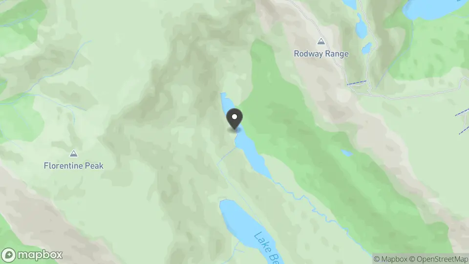 Map showing the location of Mount Field National Park in National Park