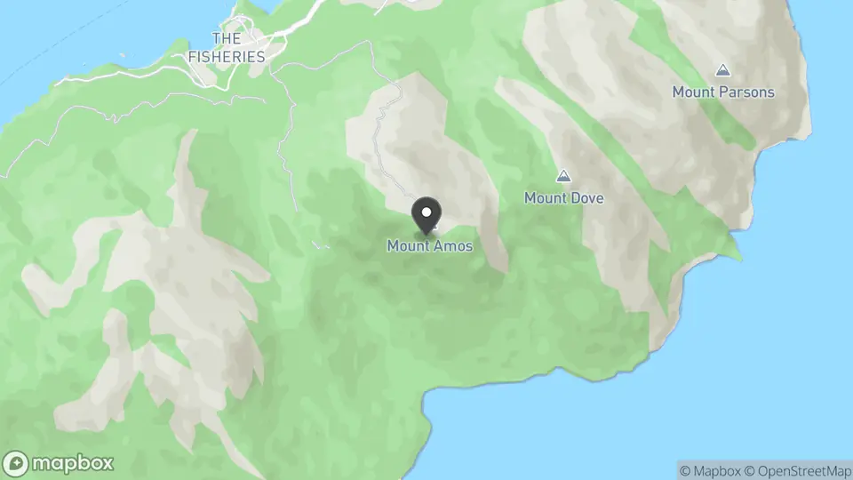 Map showing the location of Freycinet National Park in Coles Bay