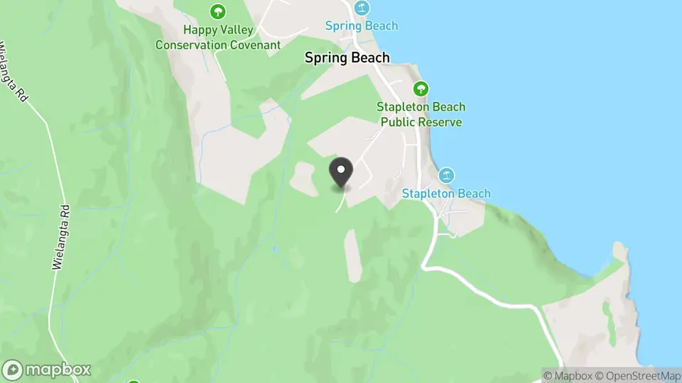 Map showing the location of The Pavilion at Spring Beach in Spring Beach
