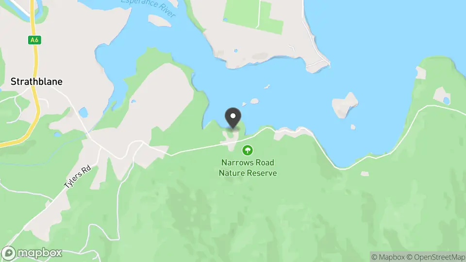 Map showing the location of River Run Lodge in Strathblane