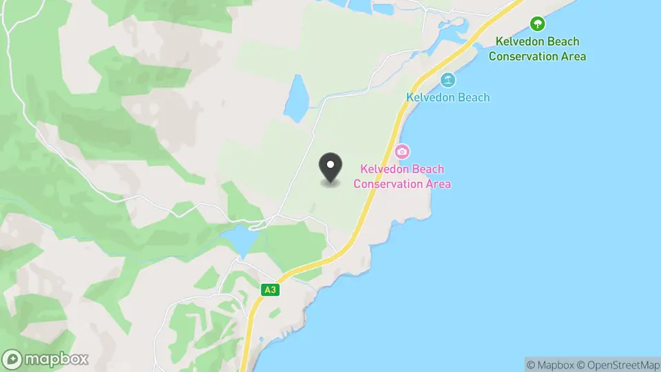 Map showing the location of Kelvedone Estate in Swansea