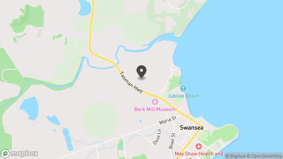 Map showing the location of Hamptons on the Bay in Rocky Hills