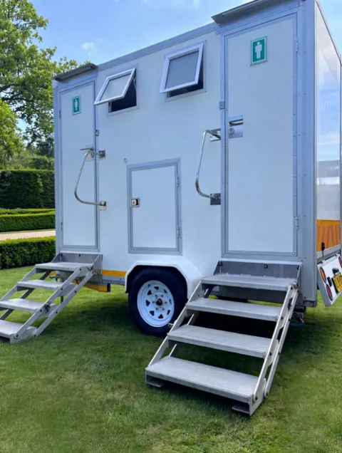 Our Luxuary twin off grid Toilets, No Power , No Water, No Problem